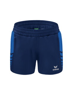 Erima Sporthose Short Six Wings Worker (100% Polyester) kurz royalblau/navyblau Damen